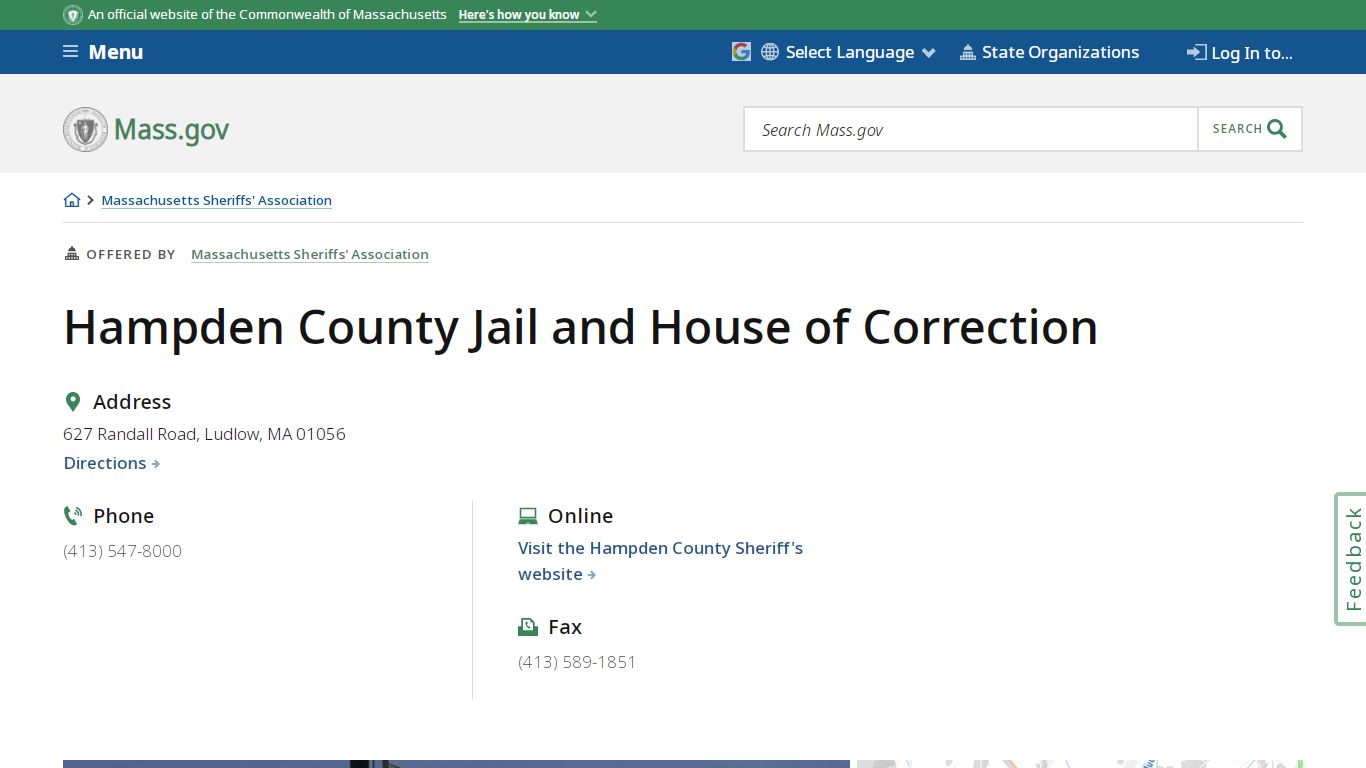 Hampden County Jail and House of Correction - Mass.gov